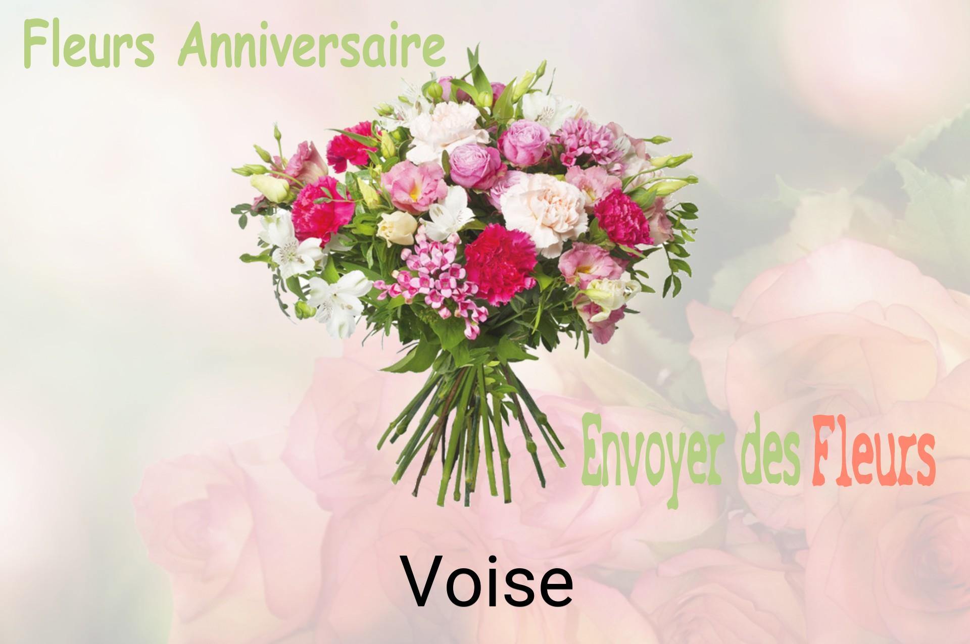 Bouquet de fleurs d’anniversaire livré à Voise