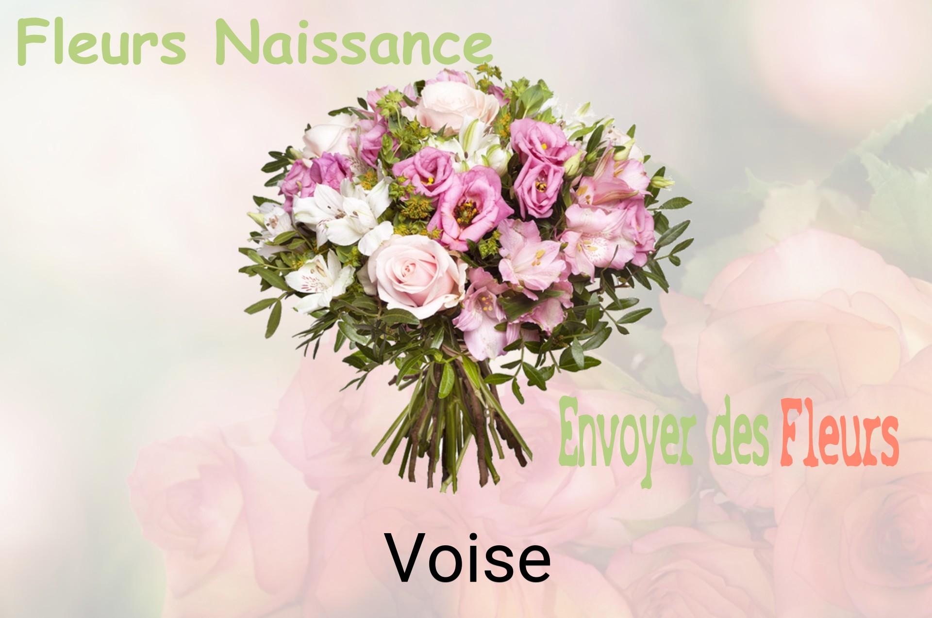 Bouquet de fleurs de naissance livré à Voise